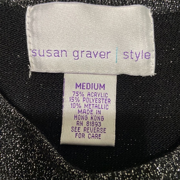 Susan Graver Style Metallic Tank - Picture 4 of 4